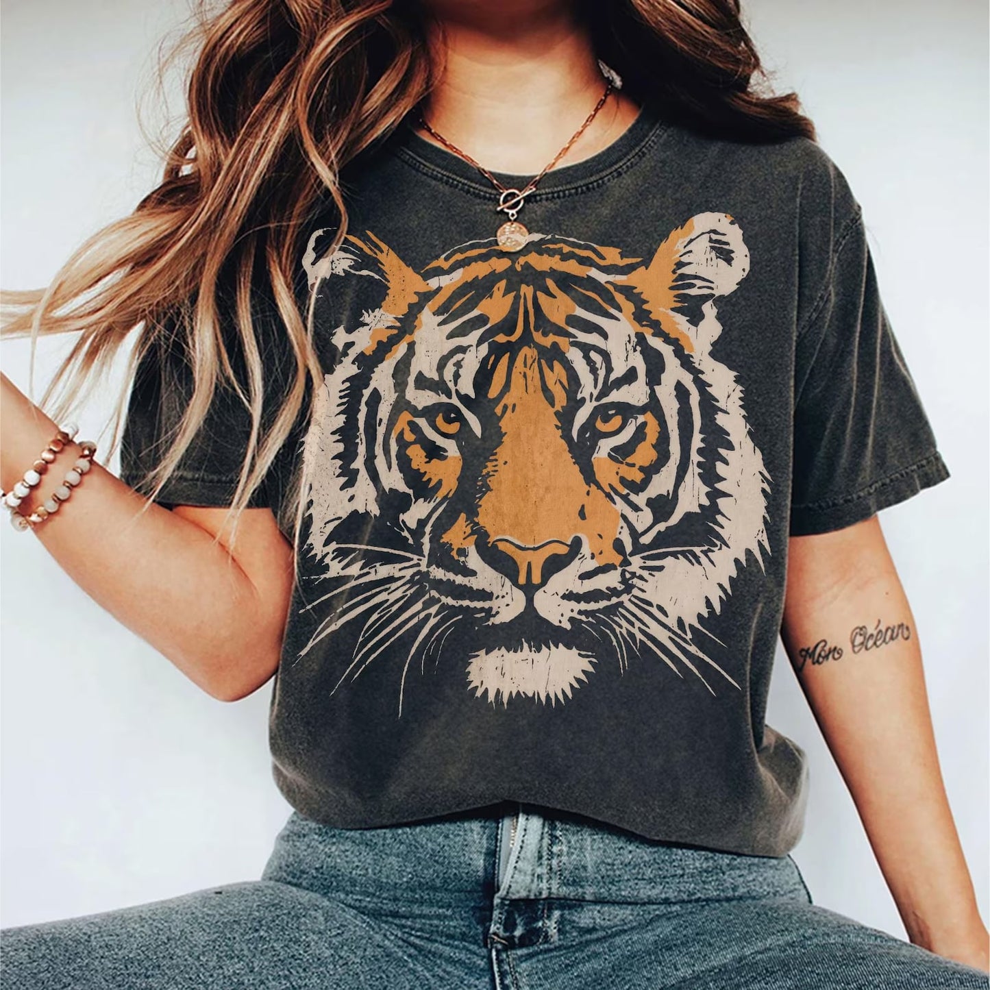 Tiger Mascot Pepper Tee