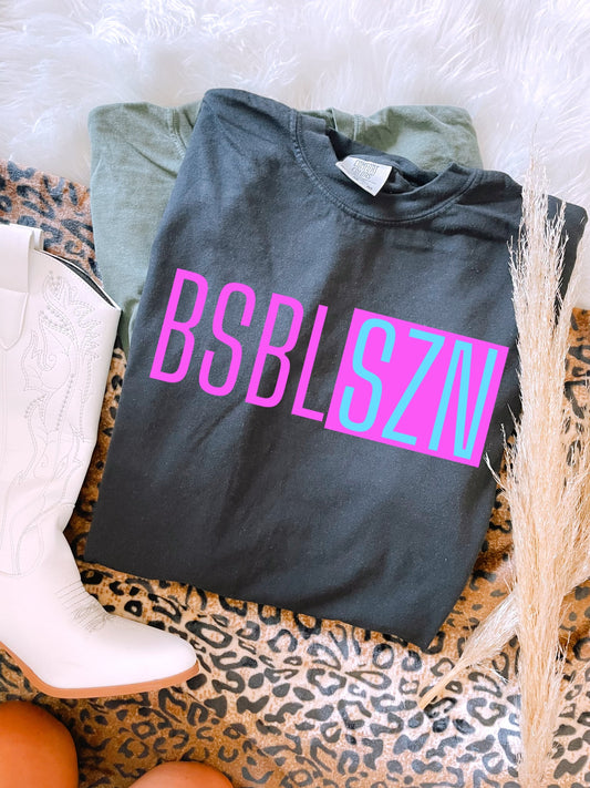 BSBL SZN Black Tee