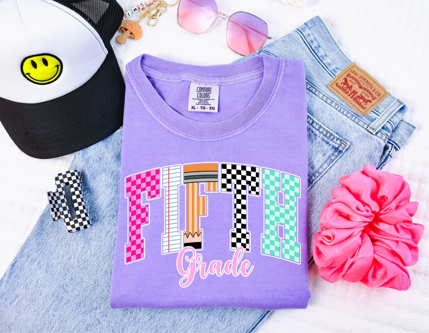 **BACK TO SCHOOL** First Day Grade Violet Tee