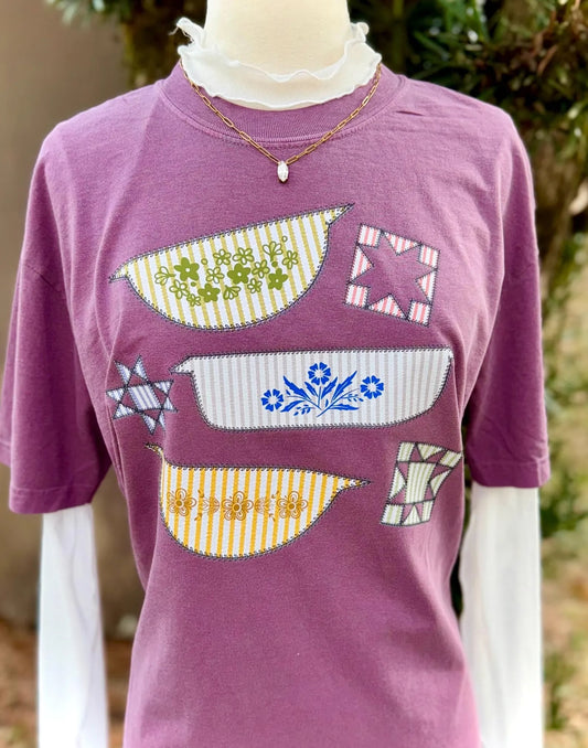 Old Dishes Berry Tee