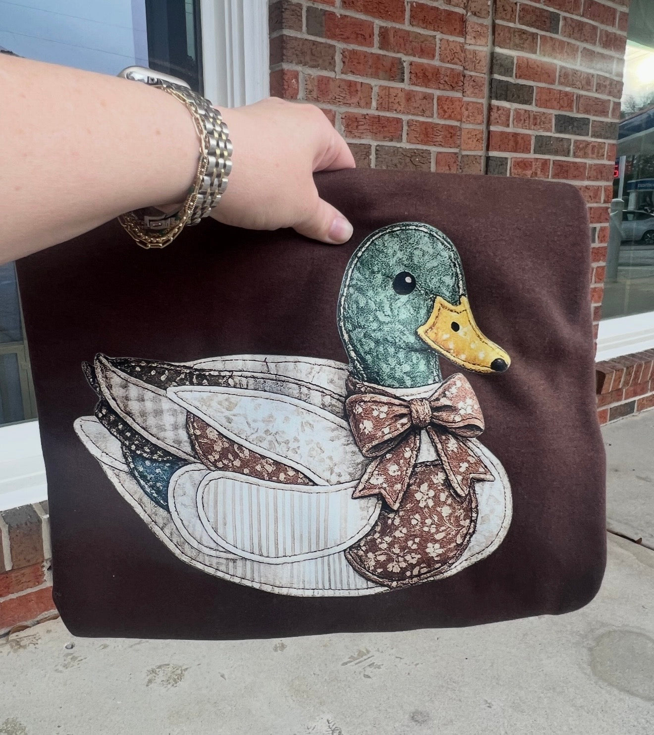 Mallard Duck Chocolate Sweatshirt