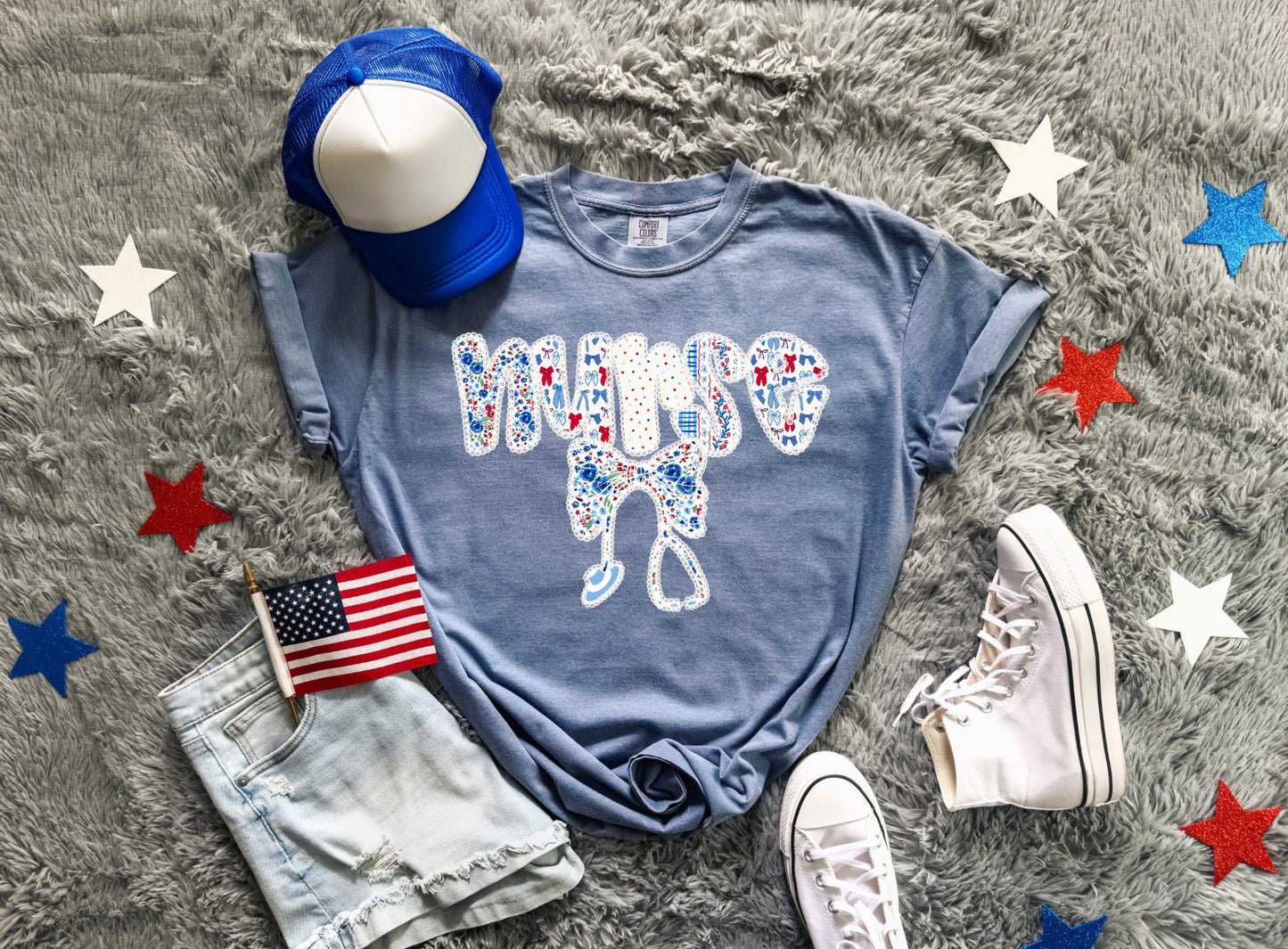 USA Nurse Blue Jean Tee