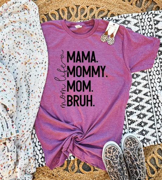 Mama List Heather Cassis Tee