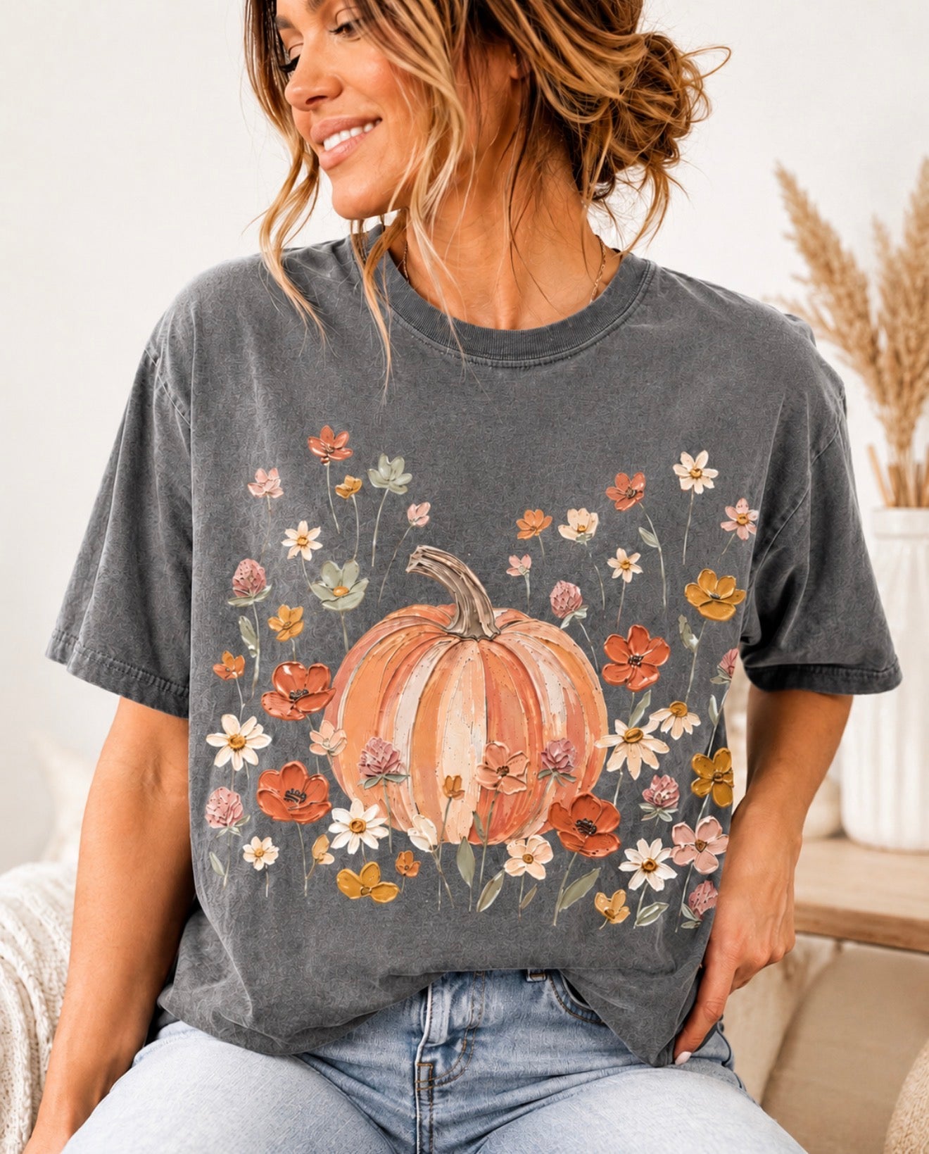 Pumpkin Meadow Pepper Tee