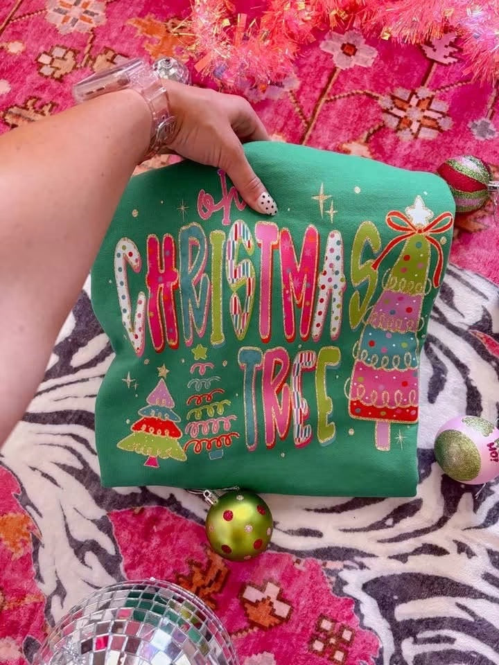 **DEAL PRICE** Pattern Oh Christmas Tree Irish Green Option **FINAL SALE**
