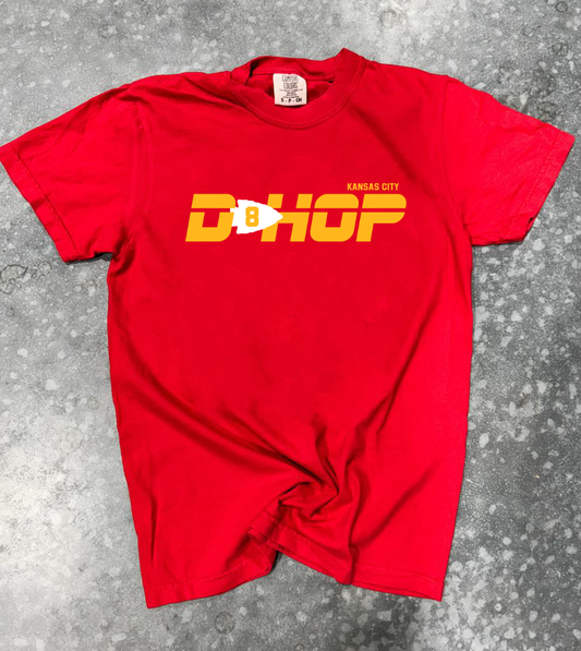 D Hop 8 Arrowhead Red Tee
