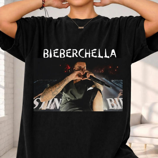 **DEAL OF THE DAY** Bieberchella Black Tee
