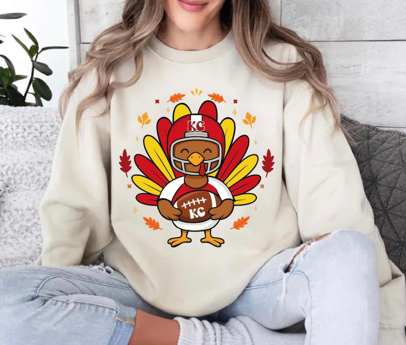 **DEAL OF THE DAY** Gobble Gobble Red Sand Sweatshirt