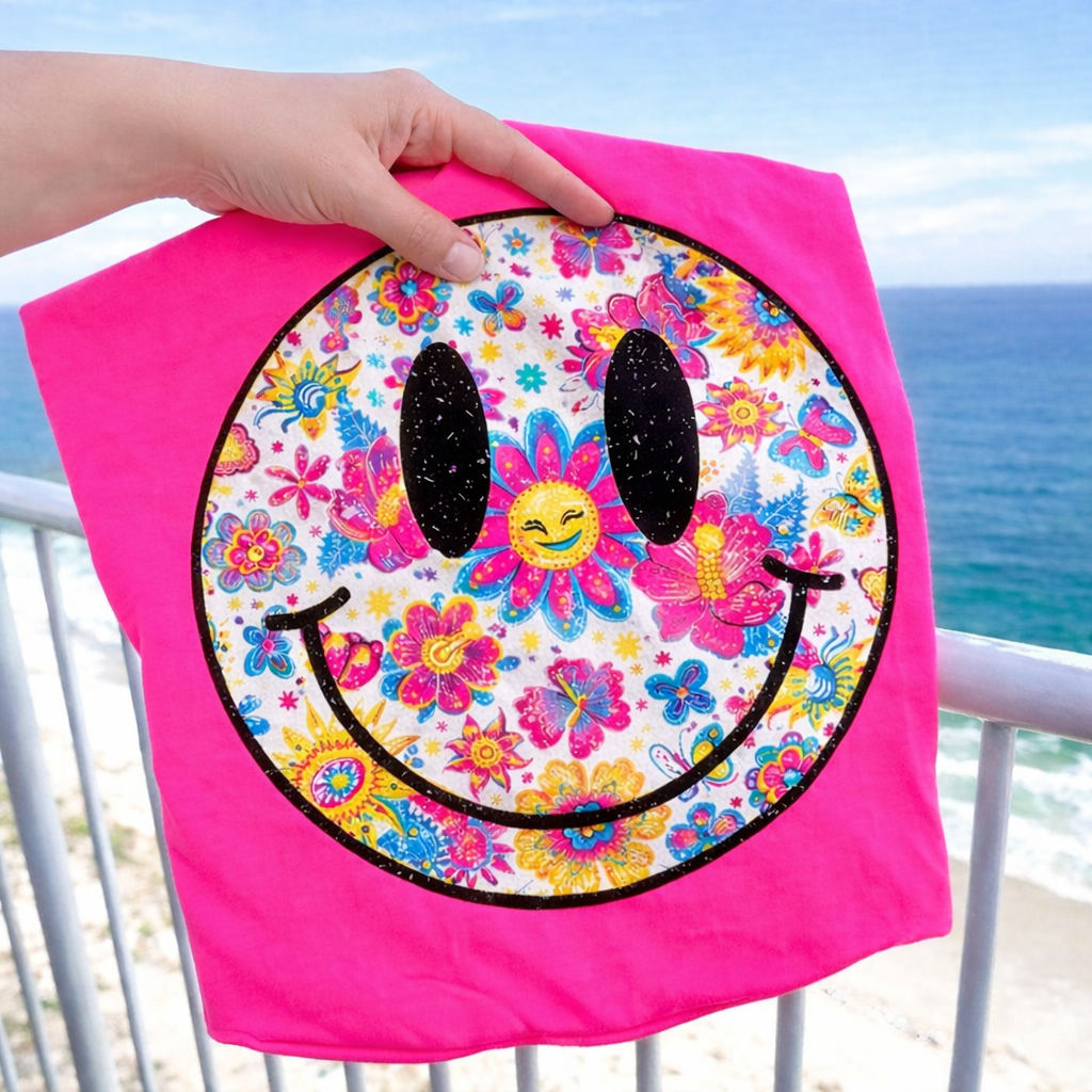 Floral Smiley Color Option