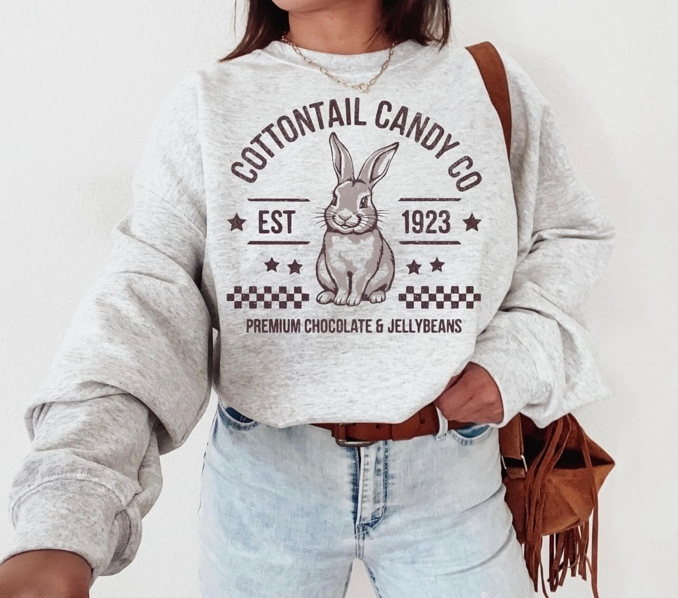 **DEAL OF THE DAY** Candy Cottontail Ash Sweatshirt