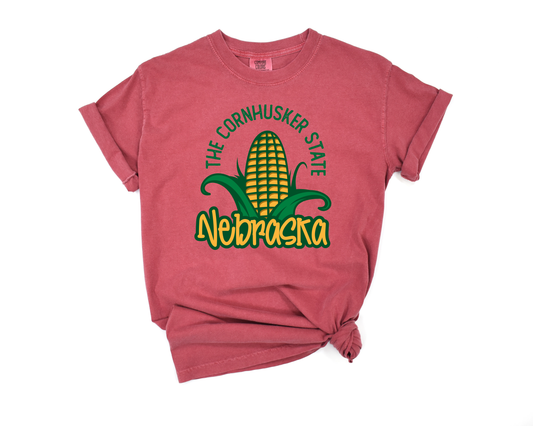 The Cornhusker State Crimson Tee