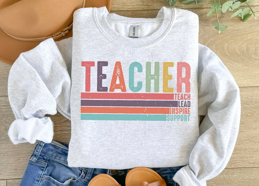 Teacher List Ash Sweatshirt
