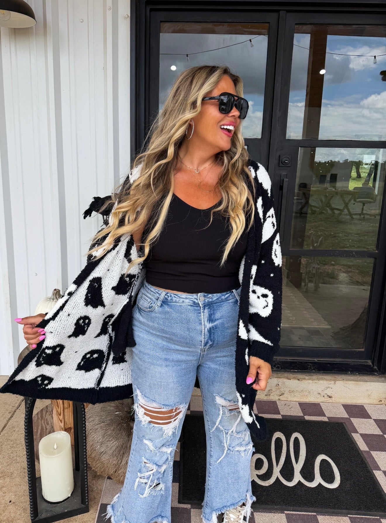 **PREORDER** Reversible Ghost Cardigan