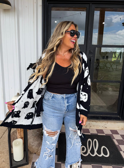**PREORDER** Reversible Ghost Cardigan
