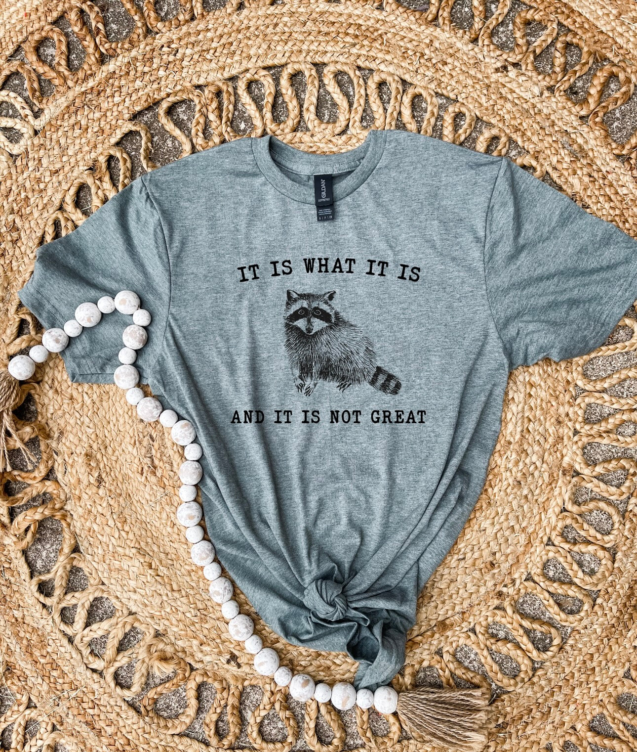 It Is What It Is Heather Forest Tee