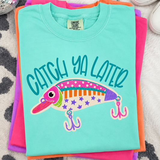 Hooks Catch Ya Later Island Reef Tee