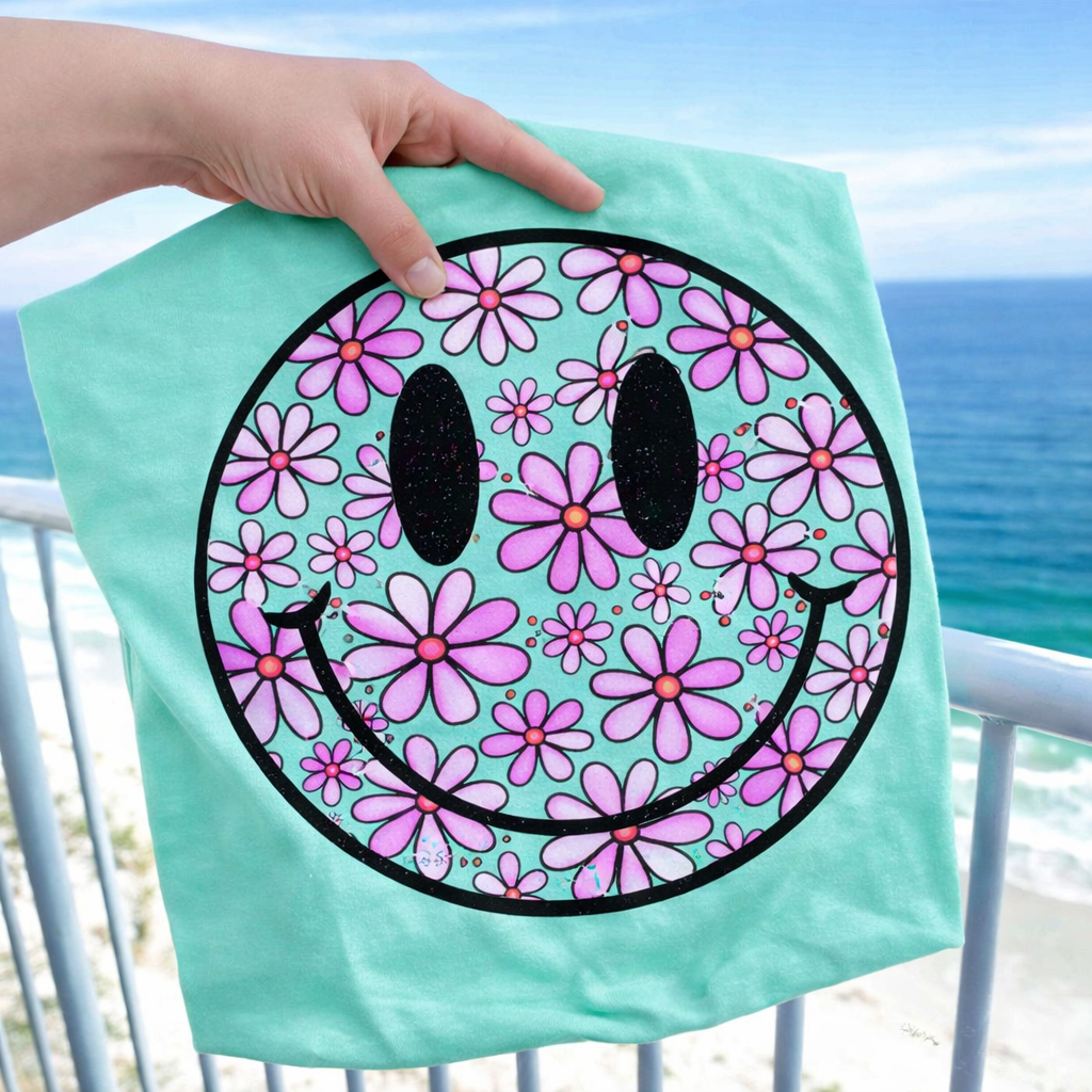 Floral Smiley Color Option