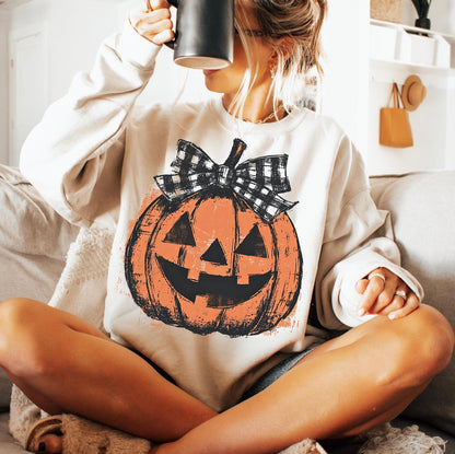 **DEAL OF THE DAY** Retro Preppy Fall Pumpkin Sand Sweatshirt