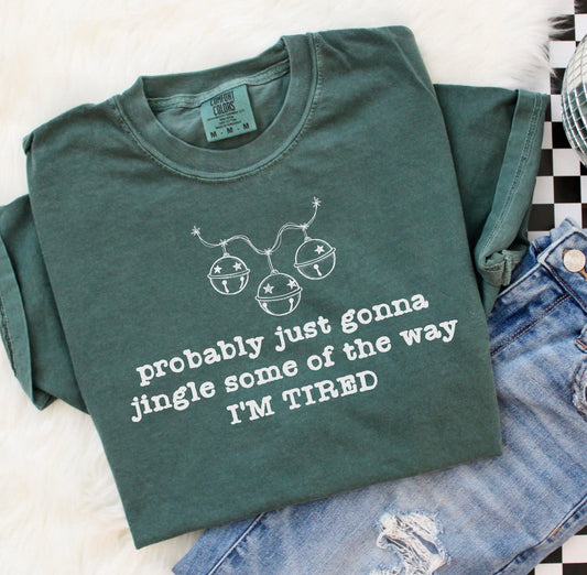 **CHRISTMAS IN JULY** White Probably Just Going To Jingle Some Of The Way Moss Tee
