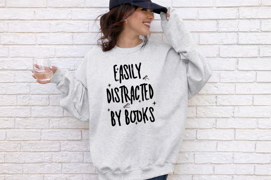 **DEAL OF THE DAY** Easily Distracted By Books Ash Option
