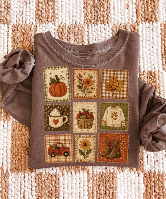 Fall Style Espresso Long Sleeve Tee