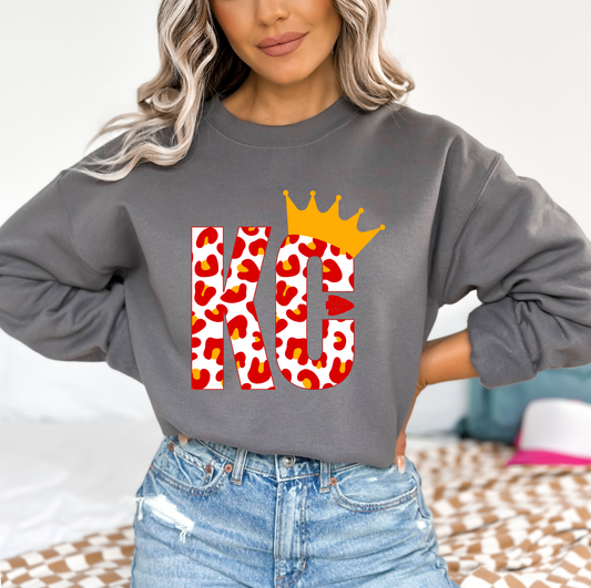 KC Crown Charcoal Sweatshirt