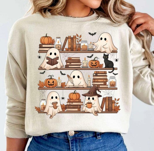 **DEAL OF THE DAY** Ghost & Books Sand Sweatshirt