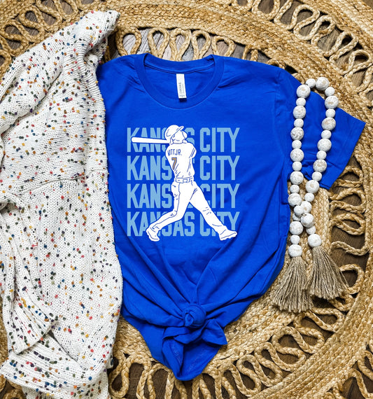Kansas City Repeat Baseball Royal Tee