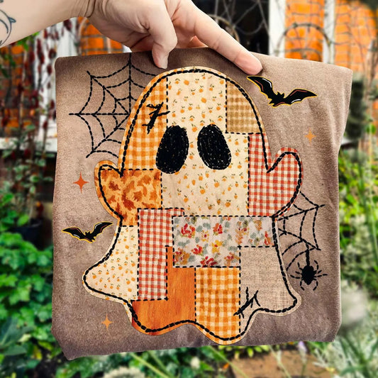 **DEAL OF THE DAY** Patchwork Ghost Espresso Tee
