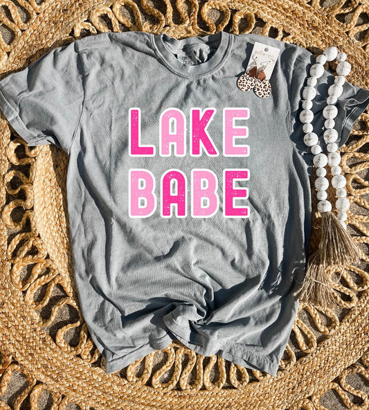 **DEAL PRICE** Lake Babe Grey Tee