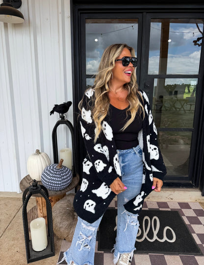 **PREORDER** Reversible Ghost Cardigan