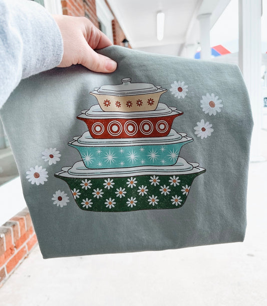 Grandmas Knick Knack Dishware Bay Tee