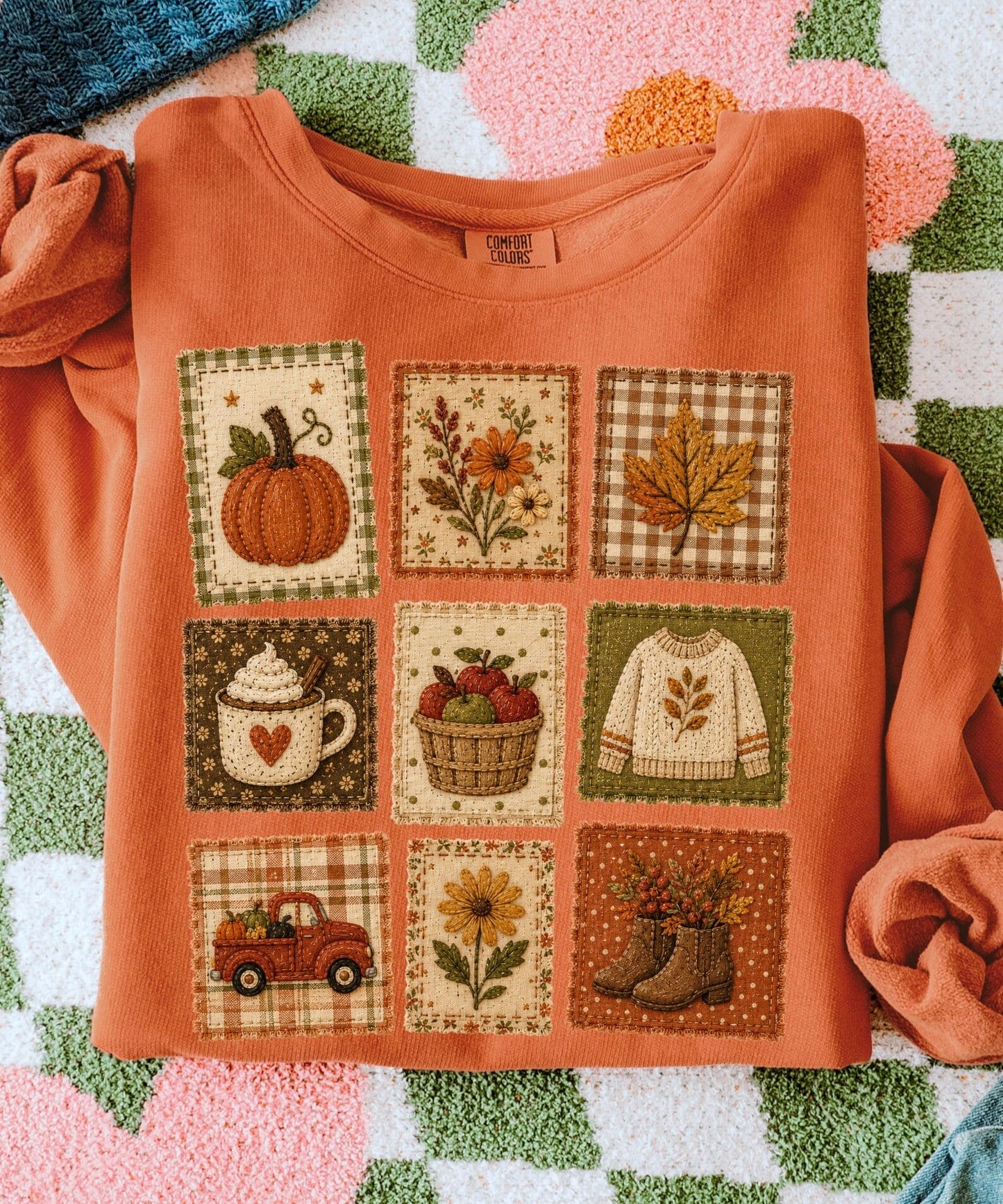 Fall Style Yam Long Sleeve Tee