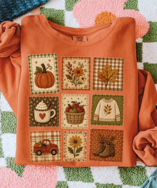 Fall Style Yam Long Sleeve Tee