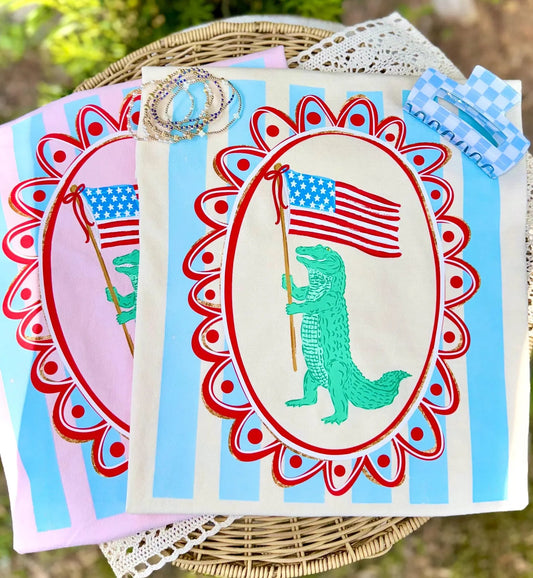 Alligator Flag Tee Option