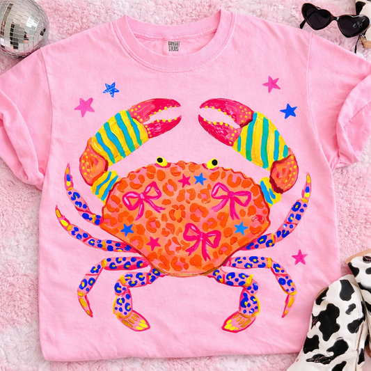 Leopard Crab Blossom Tee