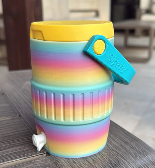 **PREORDER** Rainbow Retro Jug Cooler Can Holder