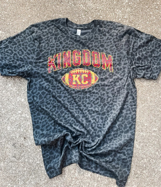 **DEAL PRICE** Kingdom KC Black Leopard Tee