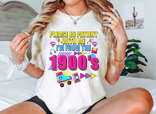 Colorful 1900s Ivory Tee