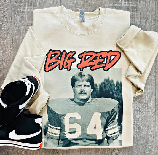 Big Red Script Image Sand Option