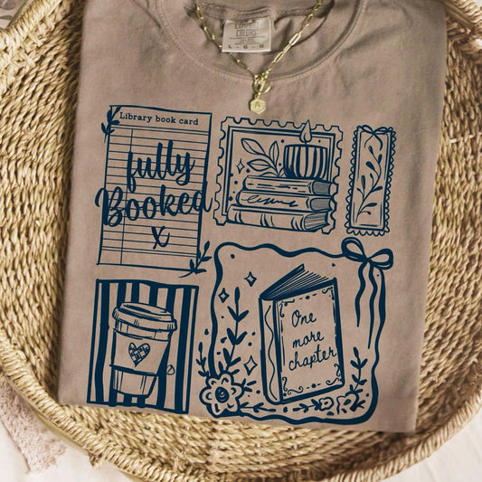 Black Ink Fully Booked Espresso Tee