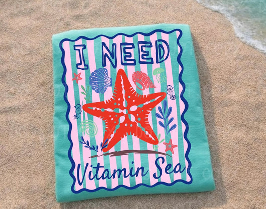 I Need Vitamin Sea Chalky Mint Tee