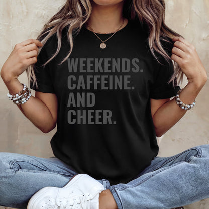 Weekends Caffeine And Cheer Black Option