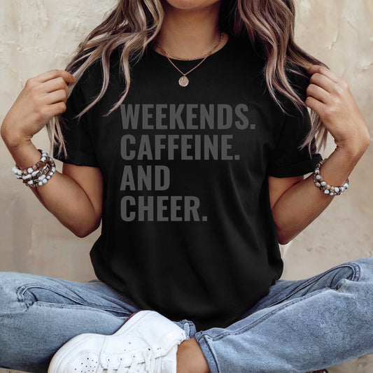 Weekends Caffeine And Cheer Black Option
