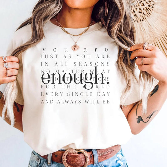 Bold Enough Natural Tee