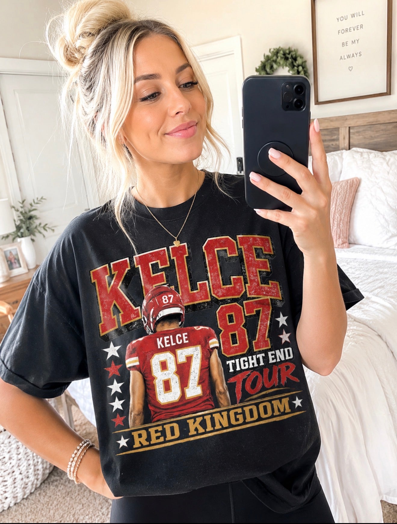 Tight End Tour Black Tee
