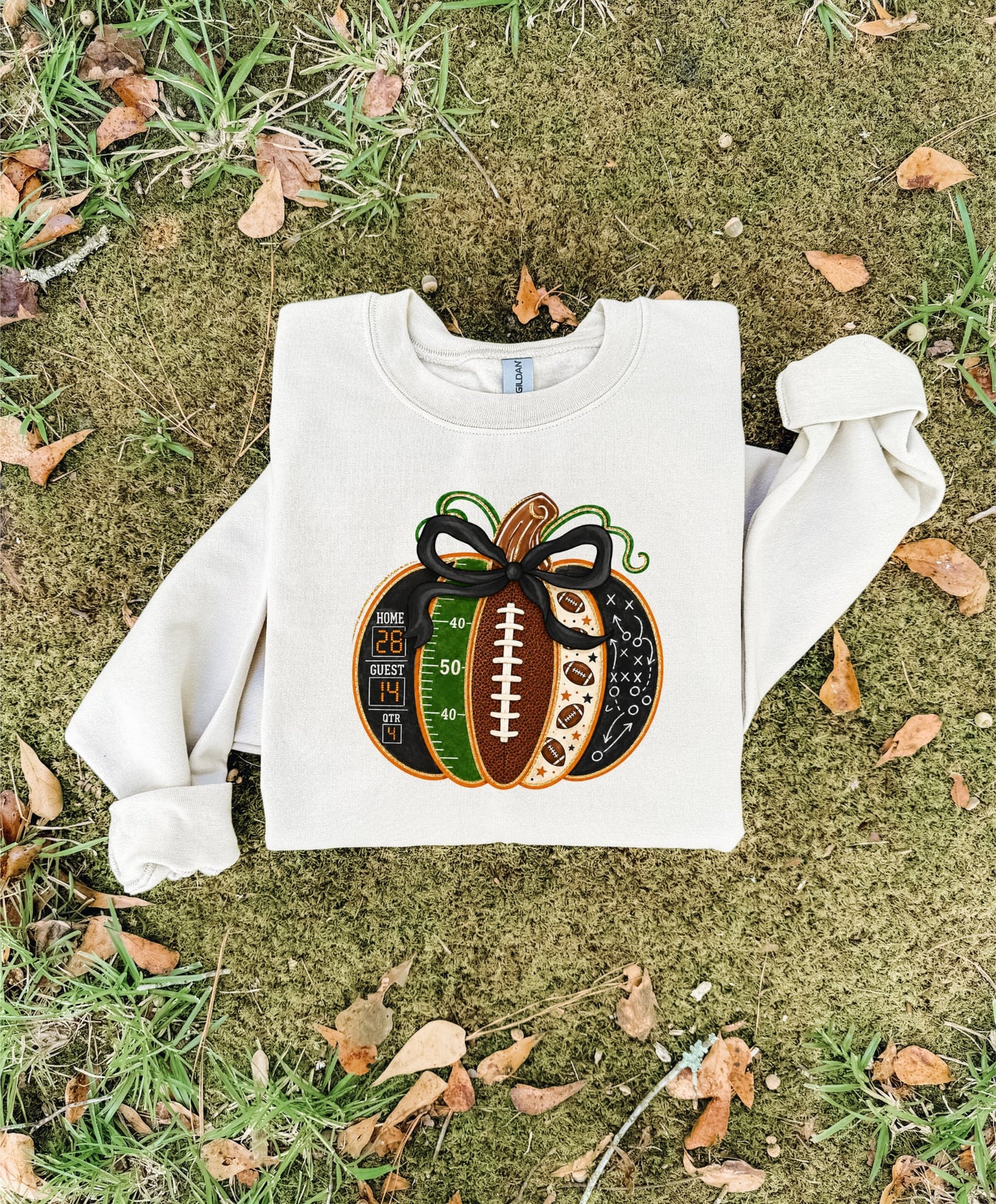Football Pumpkin Sand Sweatshirt