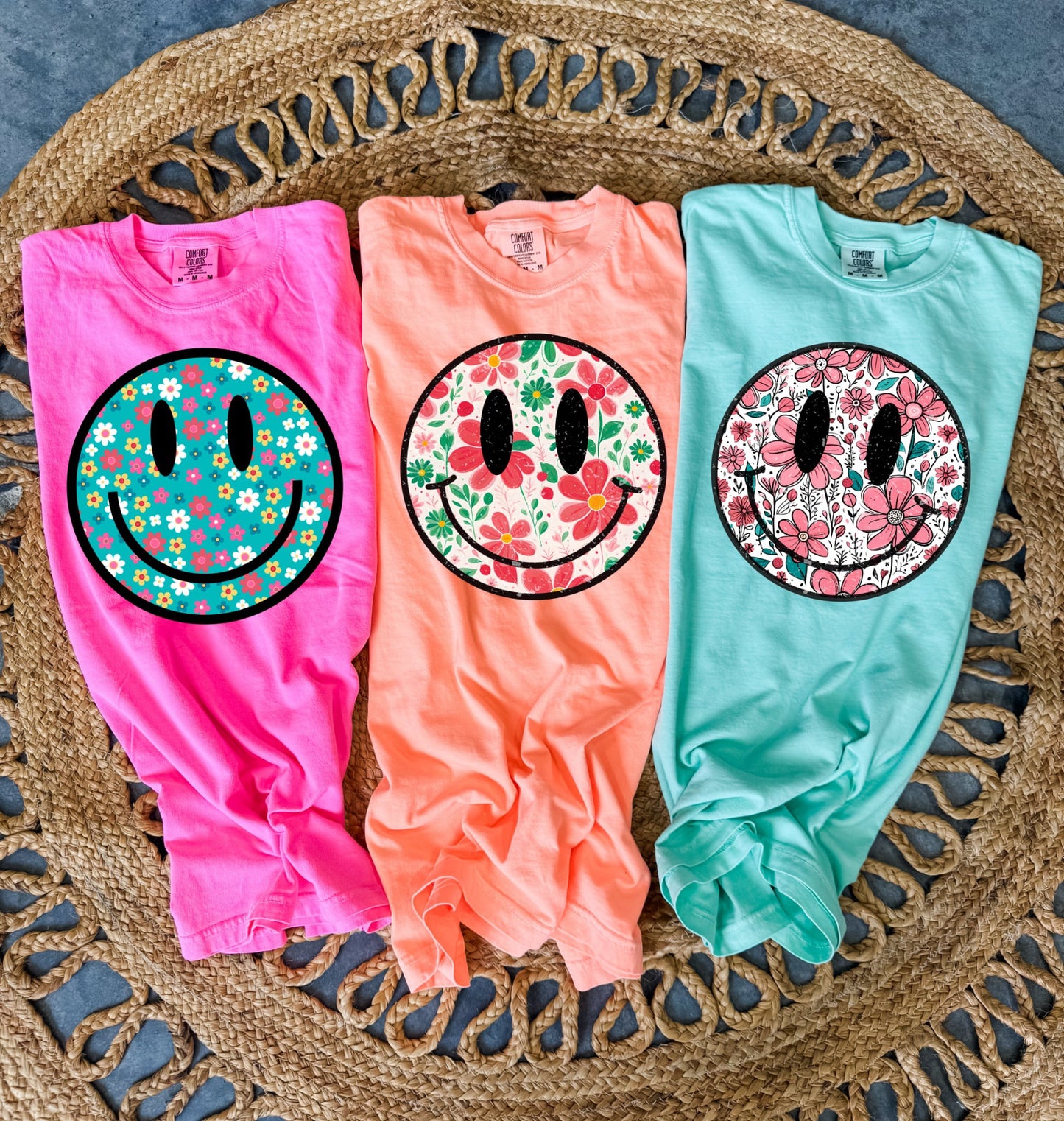 Summer Smiles Color Tee Options