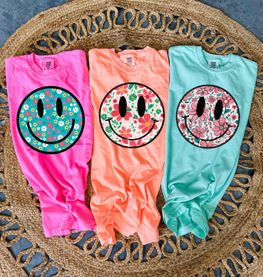Summer Smiles Color Tee Options