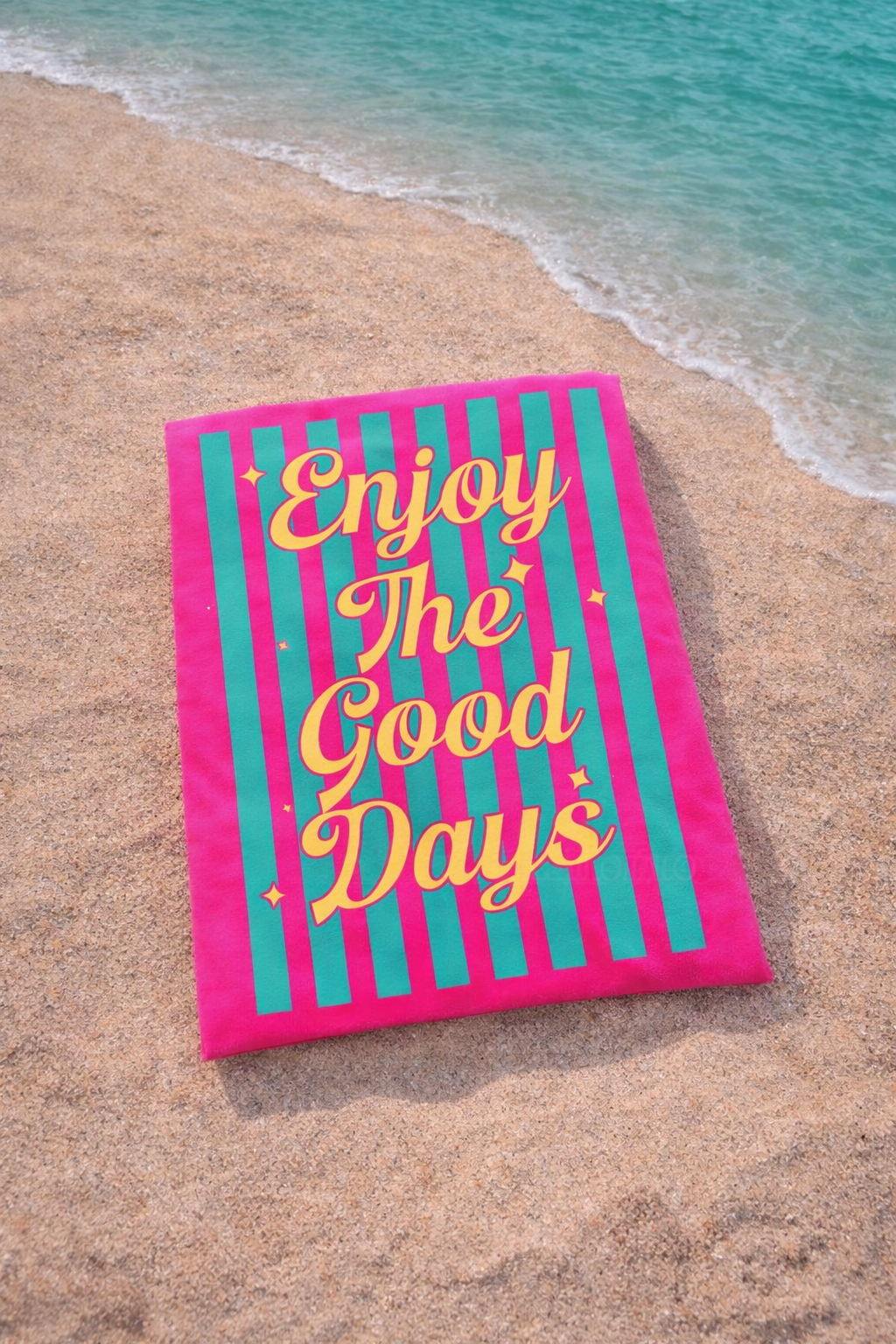 Enjoy The Good Days Neon Pink Tee